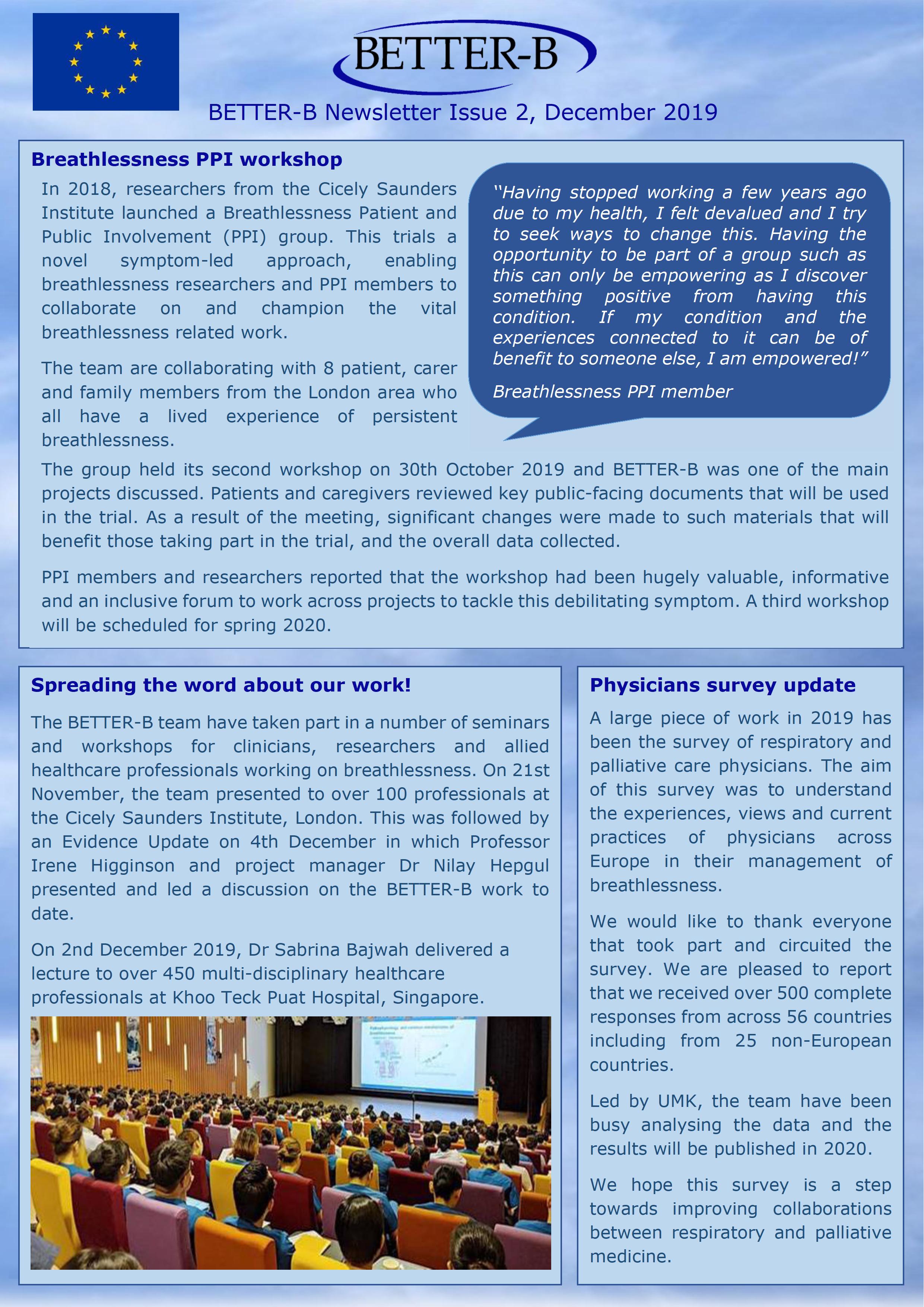 825319 BETTER-B Deliverable 7.10 Newsletter Issue 2 - 0001